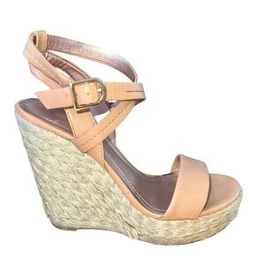 BCBGeneration Midas Wedge Sandal Honeybrown Vitello